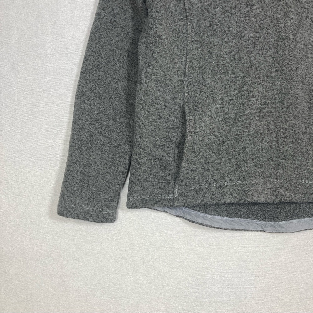 The North Face Women’s Crescent Hoodie Heather Gray Fleece Pullover Size M - Picture 2 of 16